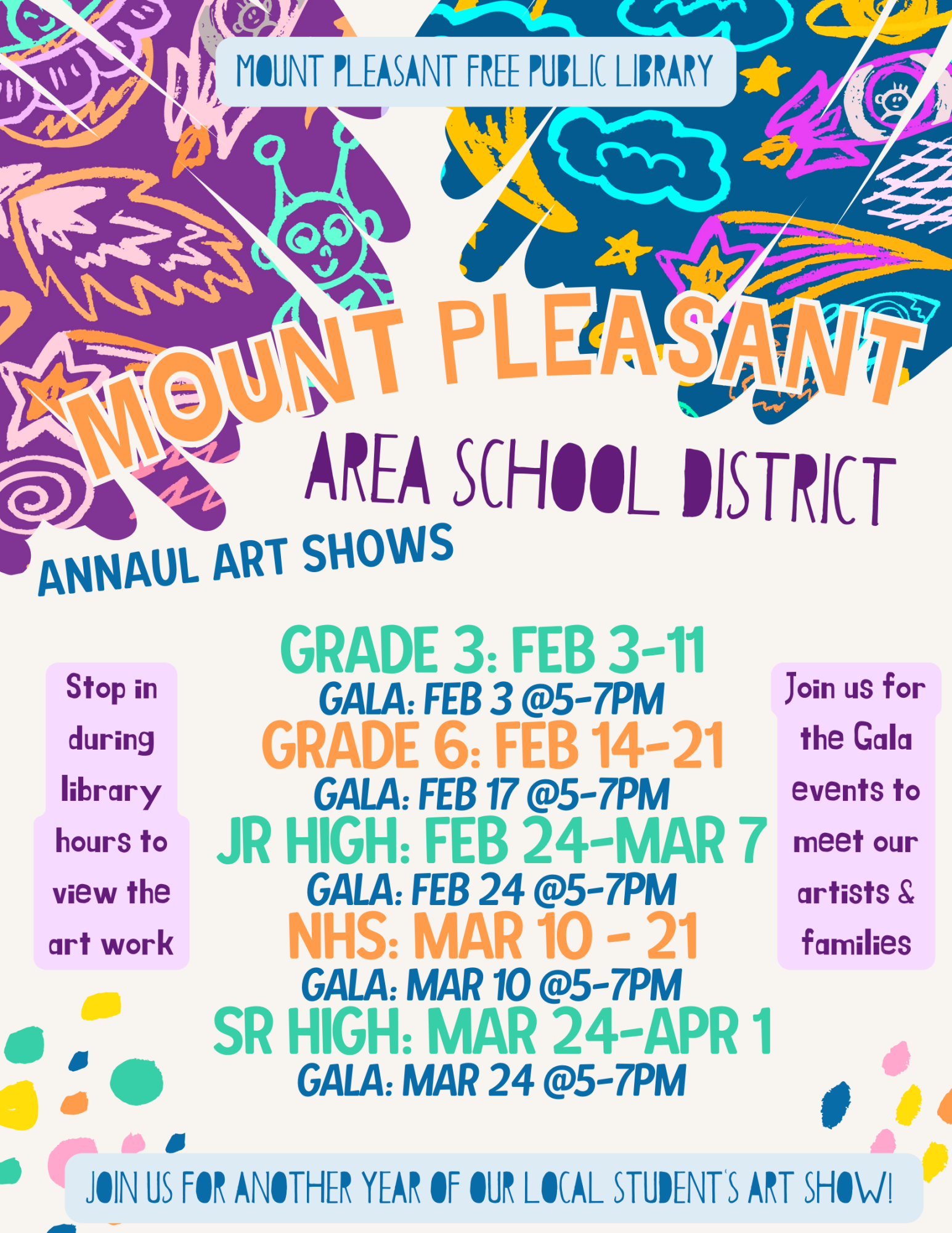 2026 MPASD art shows